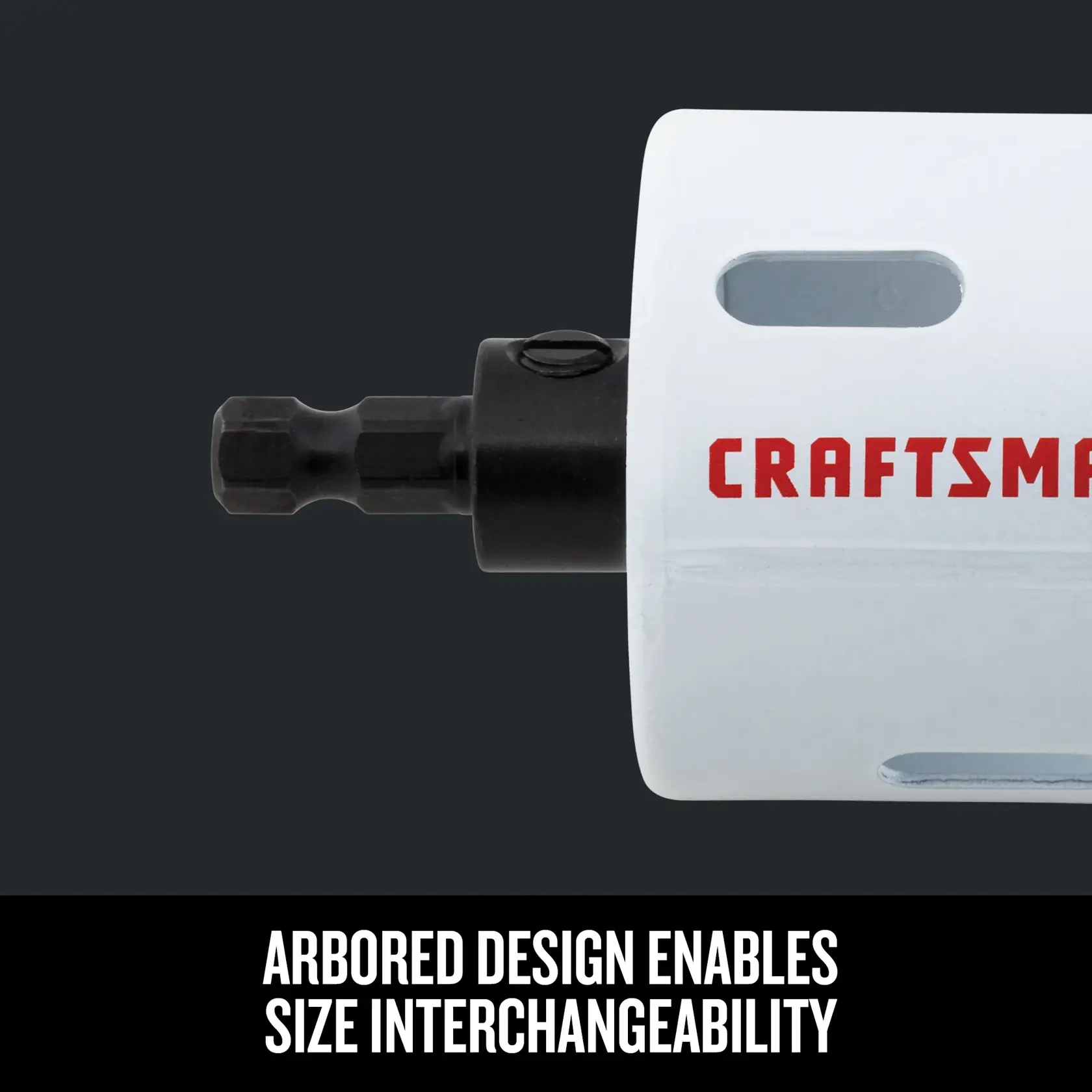 Graphic of CRAFTSMAN Hole Saws highlighting product features