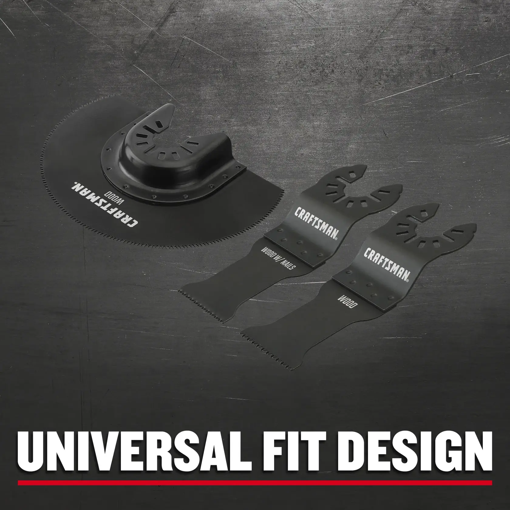 CRAFTSMAN CMAO552 Bi-Metal Oscillating Blades Set (3-Piece) F+B