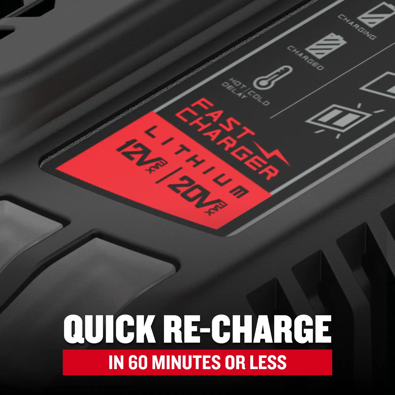 V20 charger features