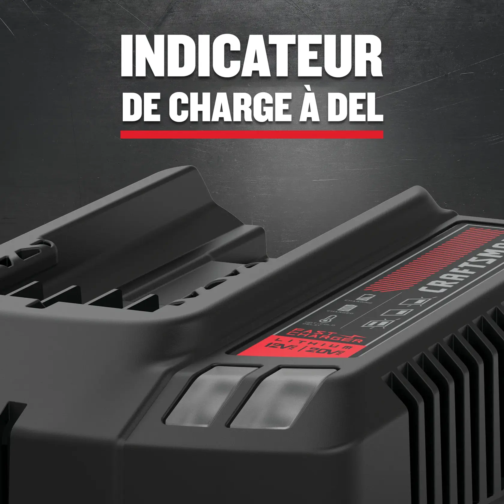 indicateur de charge a del