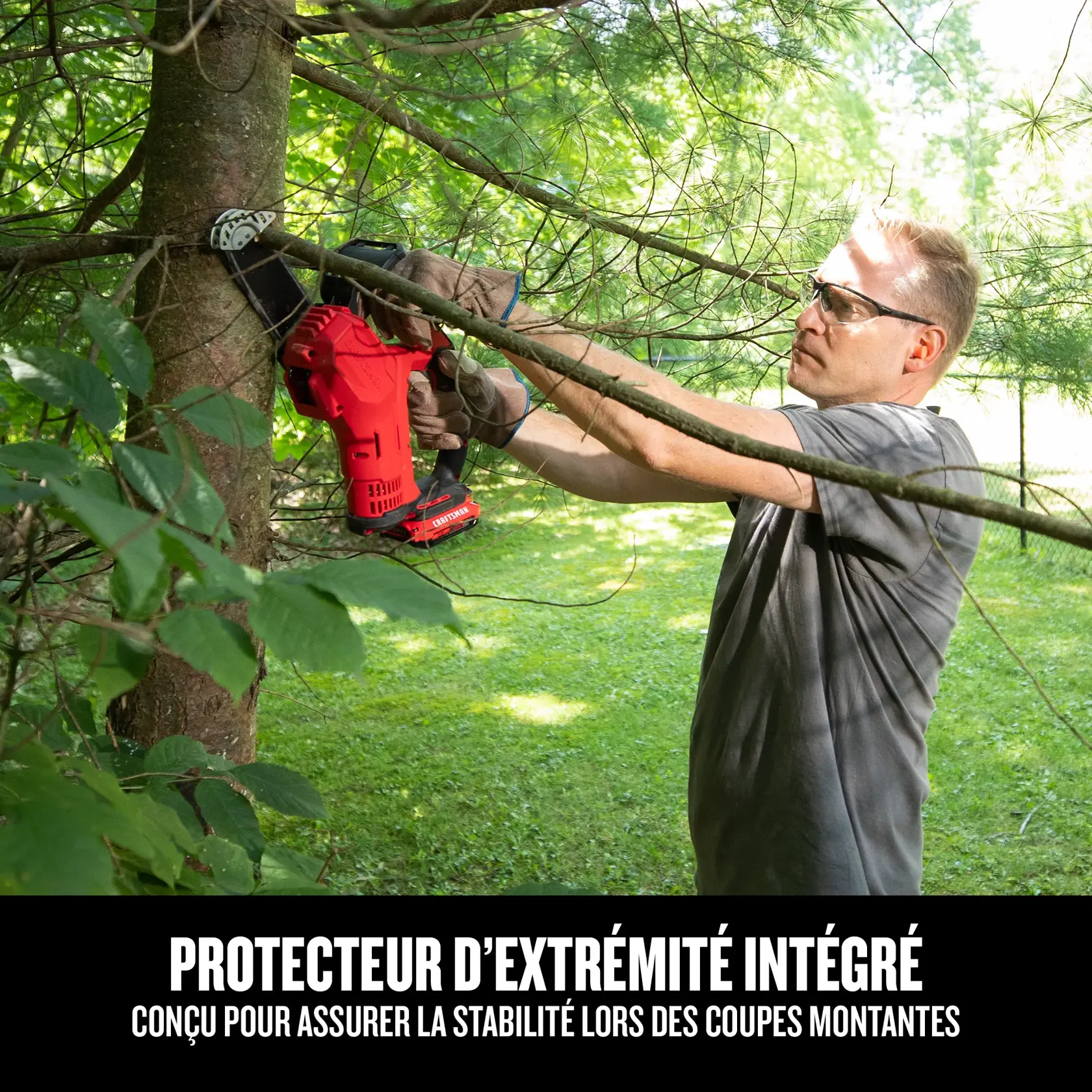 Scie à chaîne d’élagage sans fil V20