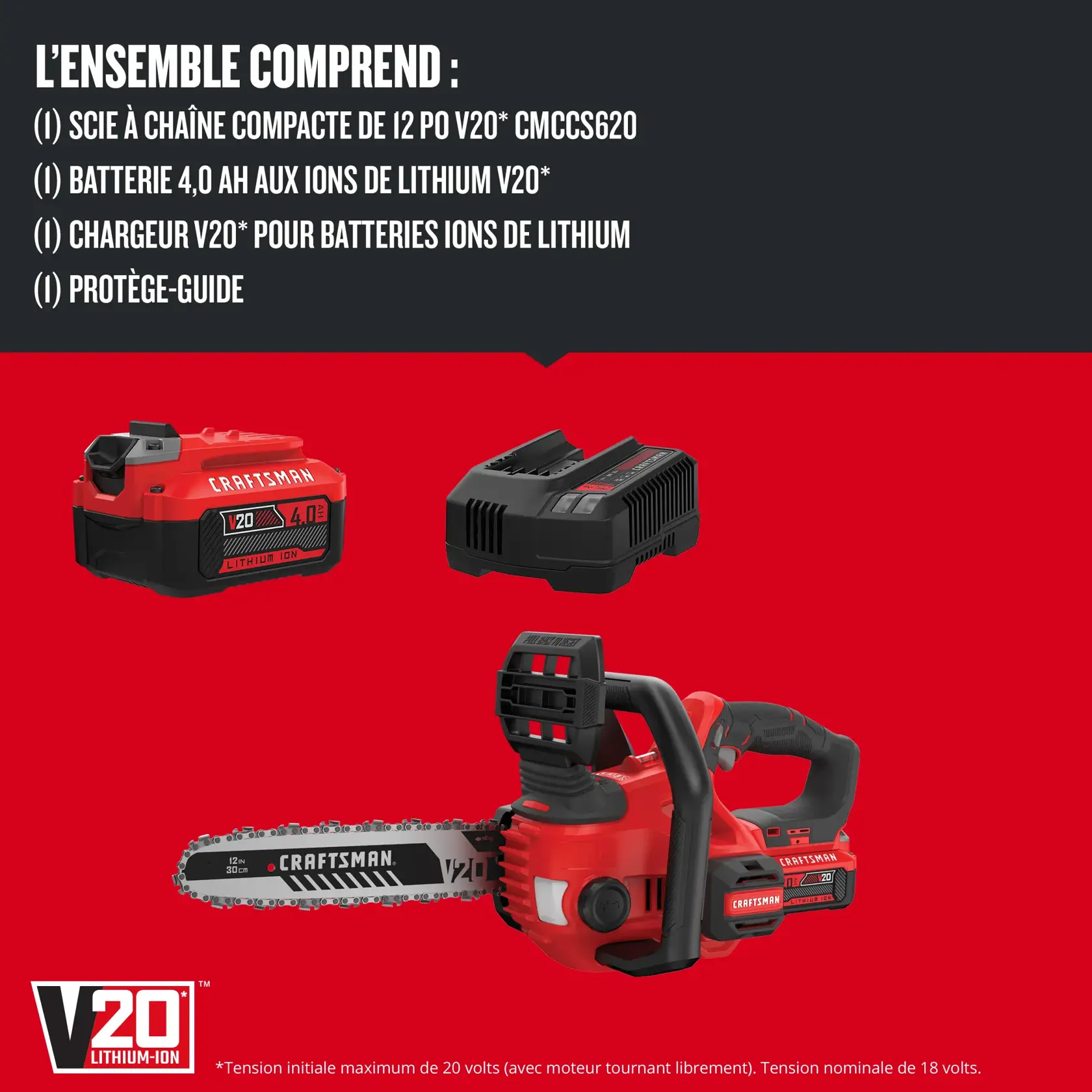 Image du produit détaillant ce que comprend la trousse