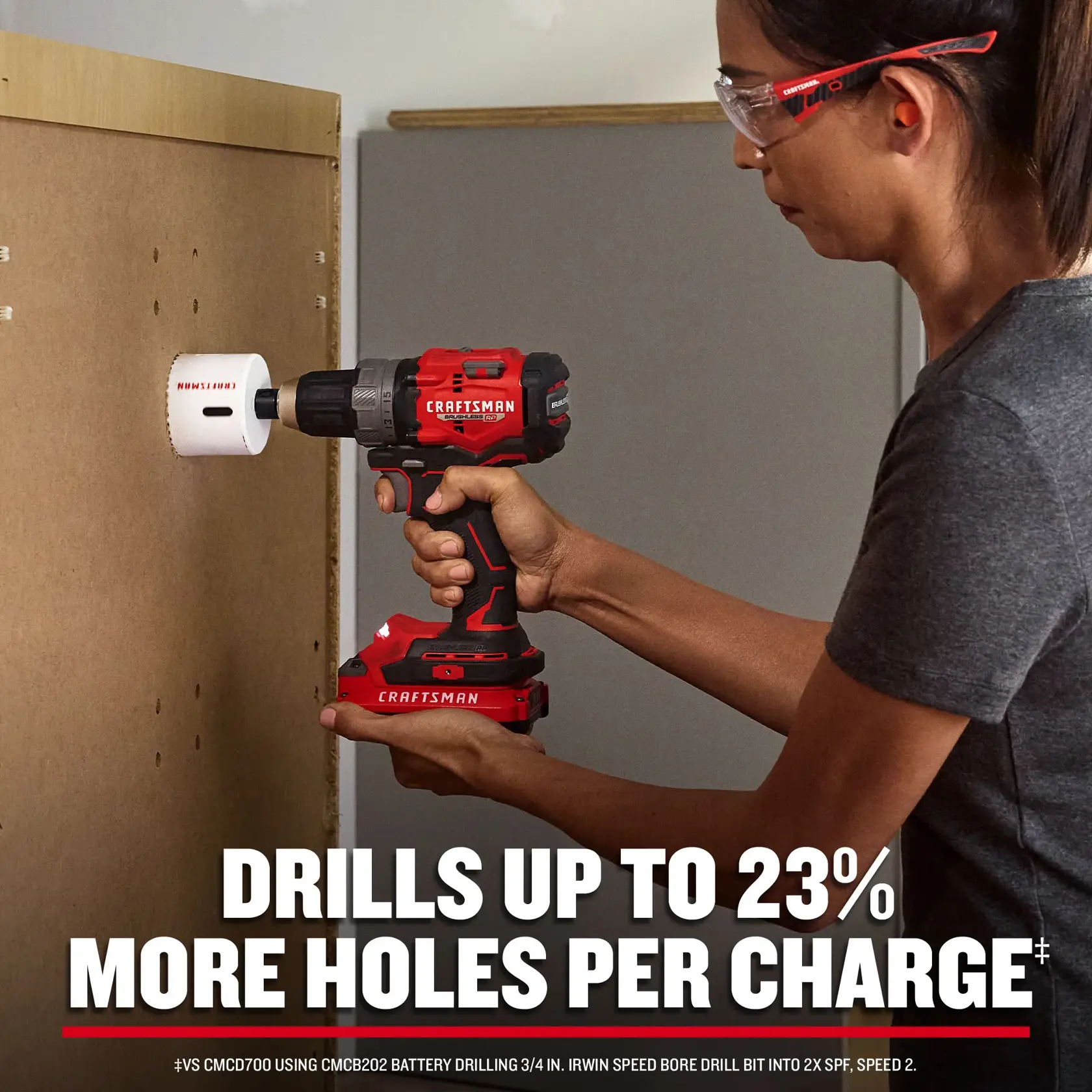 CRAFTSMAN V20 BRP Drill/Driver Drilling Speed