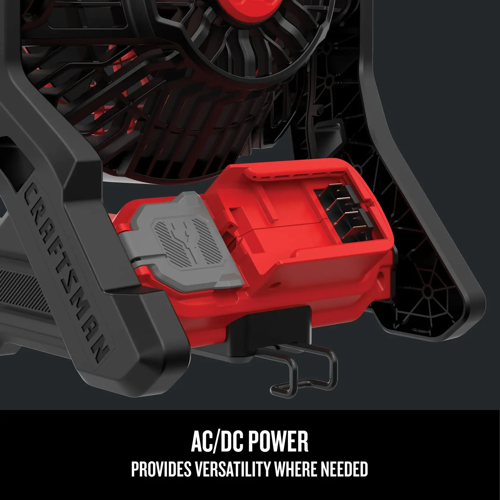 Graphic of CRAFTSMAN Heating & Cooling: Fans highlighting product features