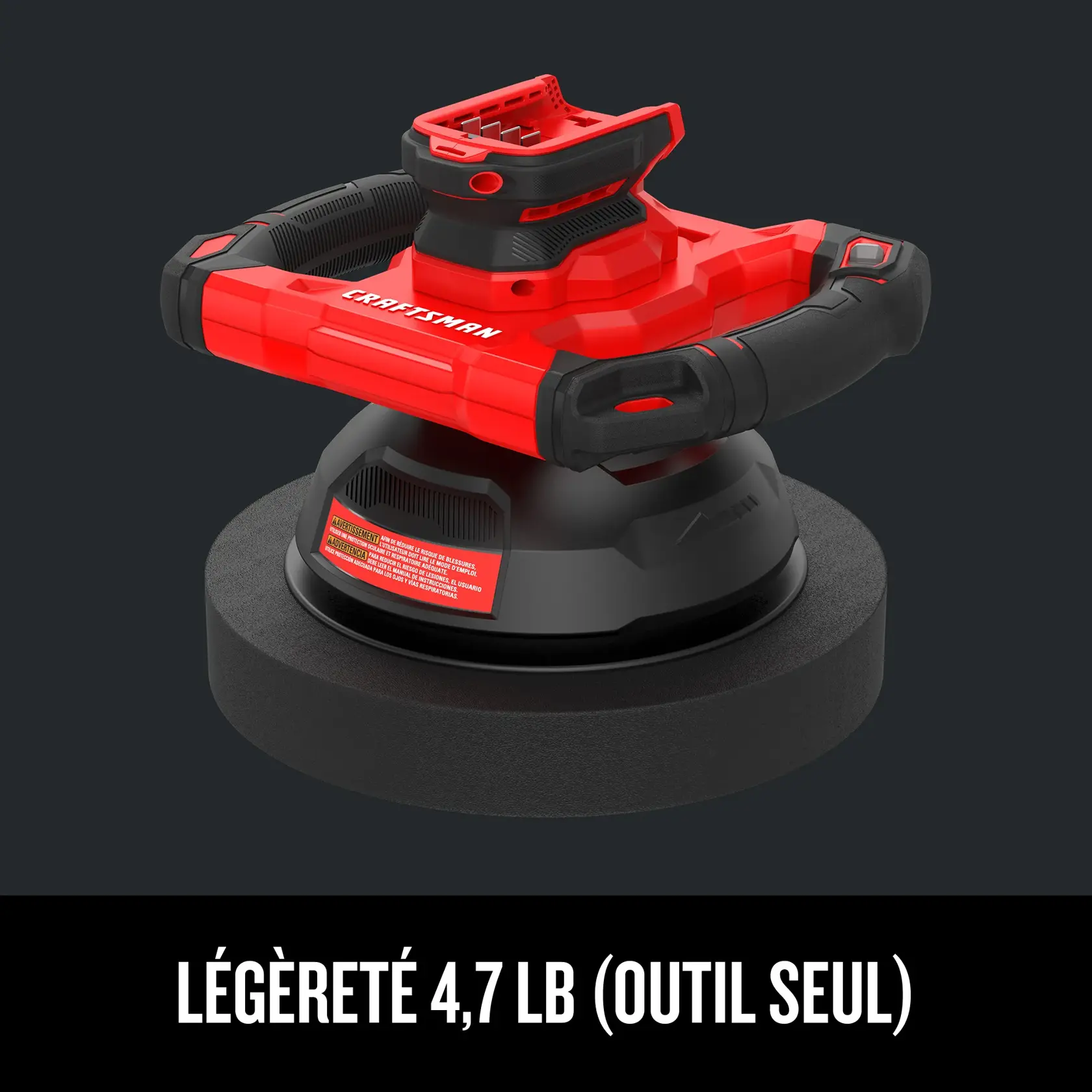 Polisseuse CRAFTSMAN légère à seulement 4,7 lb