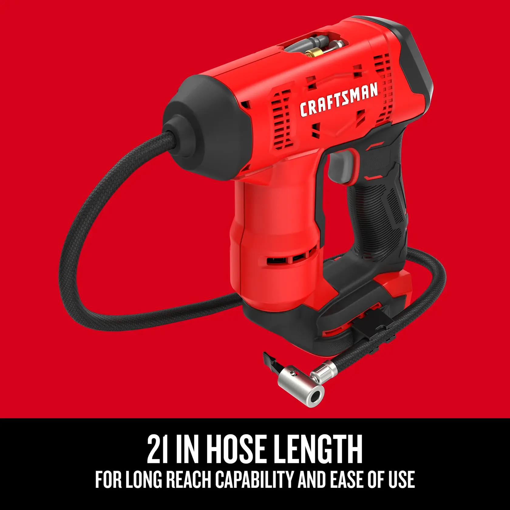 Craftsman inflator 21 inch hose