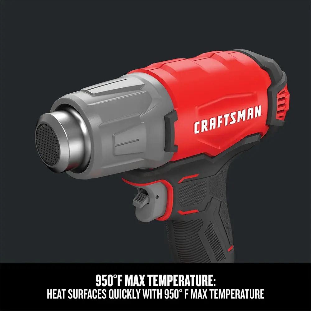 Graphic of CRAFTSMAN Heat Gun highlighting product features