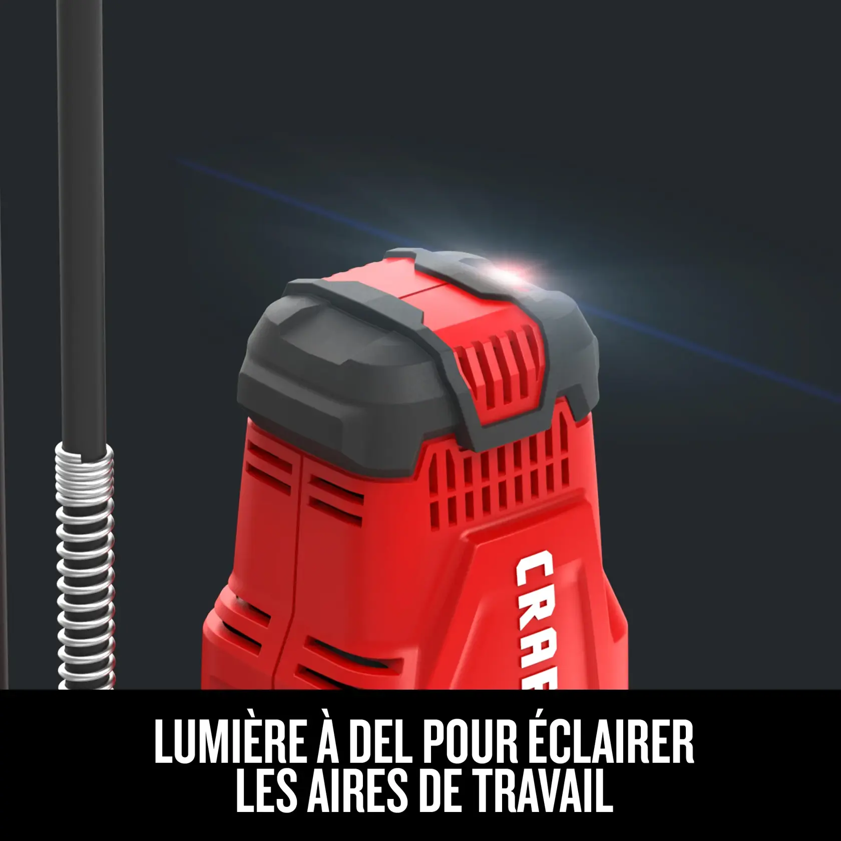 Caractèristiques du pistolet graisseur V20 de CRAFTSMAN