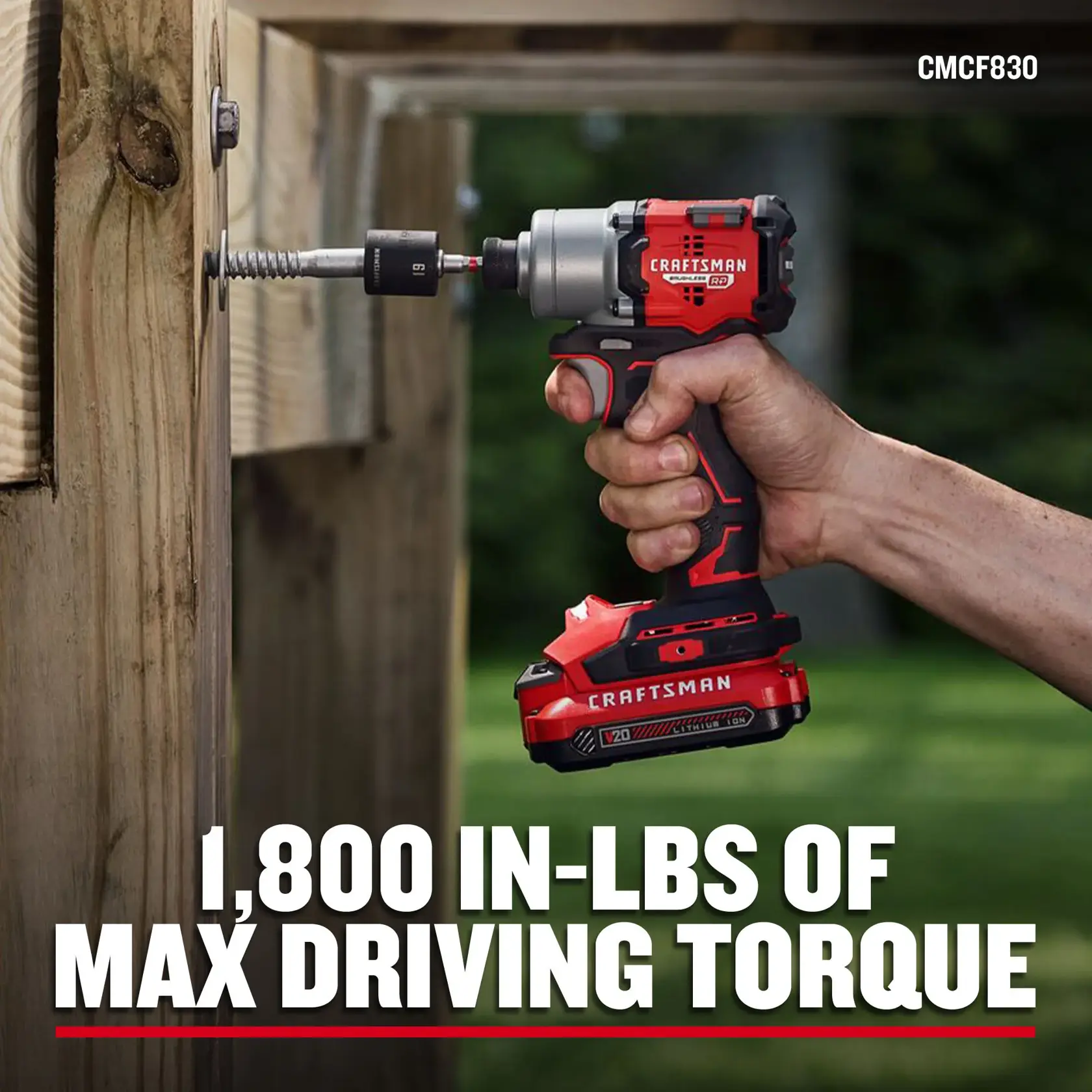 CRAFTSMAN V20 BRP Combo Kit Max Torque Graphic