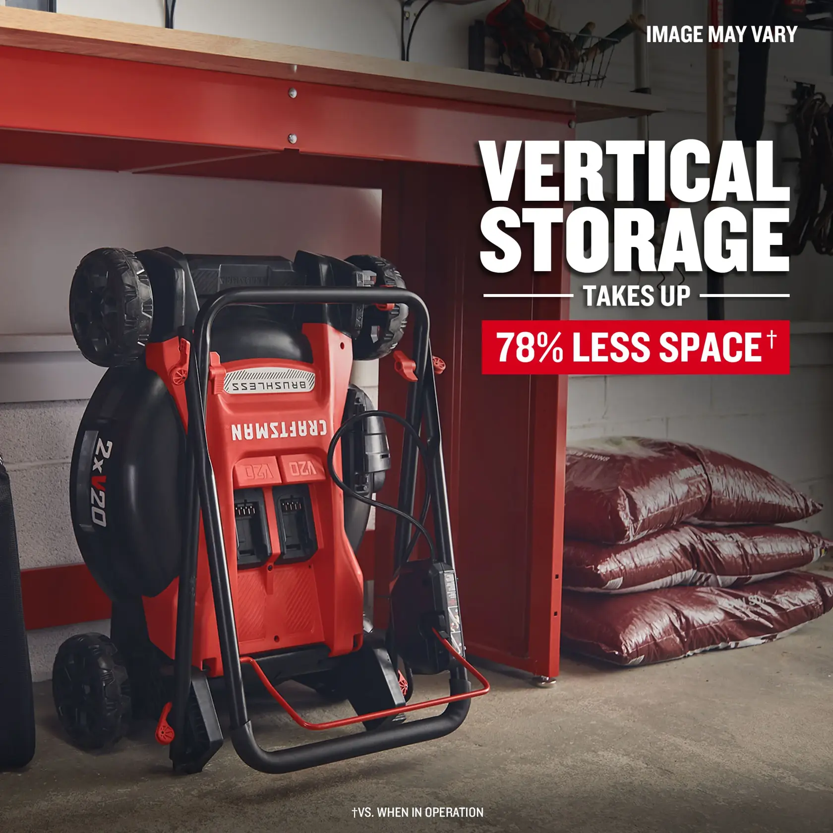 Graphic of CRAFTSMAN Push Mowers highlighting product features