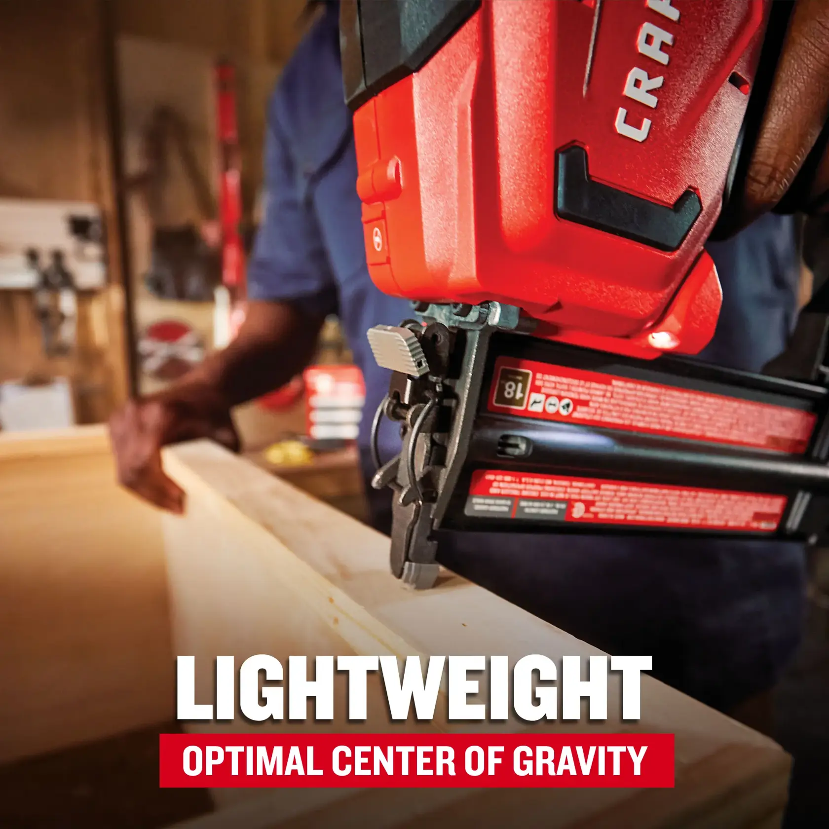 Craftsman CMCN618C1 V20 Cordless Brad Nailer Kit with 1.5 Ah Battery and Charger F+B