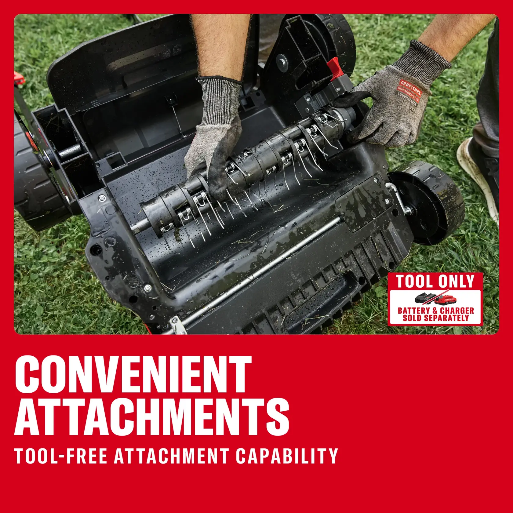 CRAFTSMAN® V20* Brushless RP™ Dethatcher/Scarifier