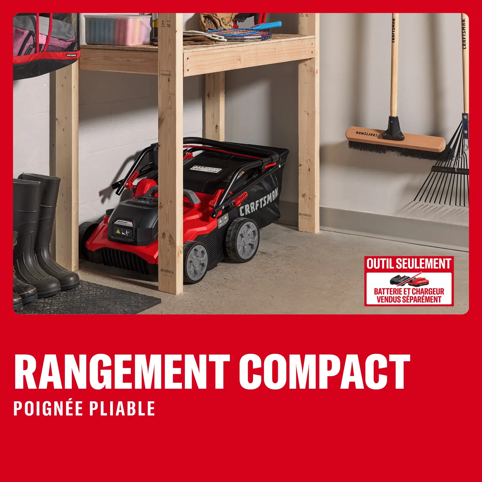 Déchaumeuse/scarificateur 2XV20* BRUSHLESS RP™ (outil seulement)