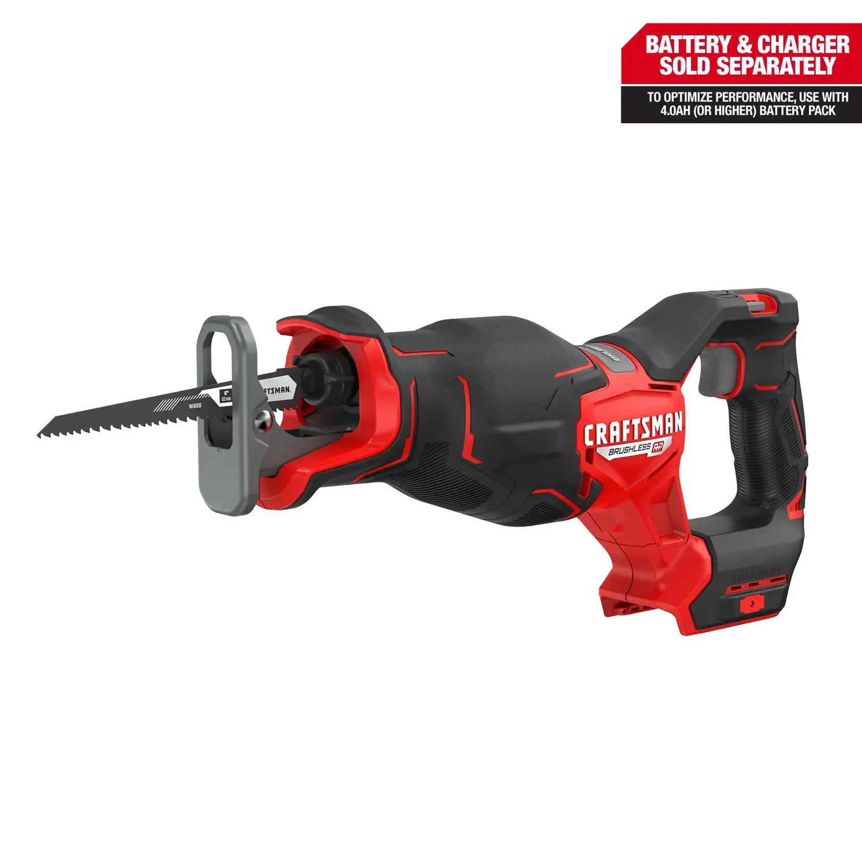 V20* BRUSHLESS RP™ cordless reciprocating saw (tool only)