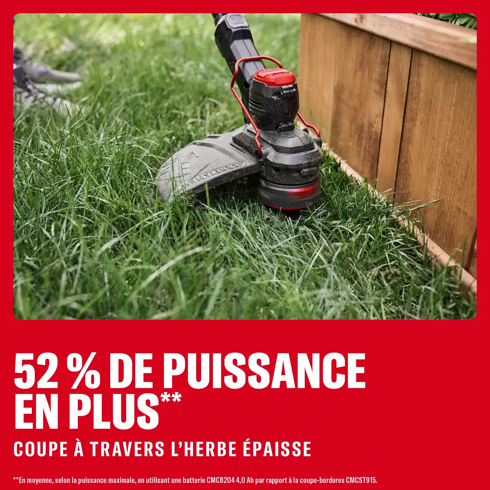 Ensemble de taille-bordures V20* avec batterie 4 Ah et chargeur