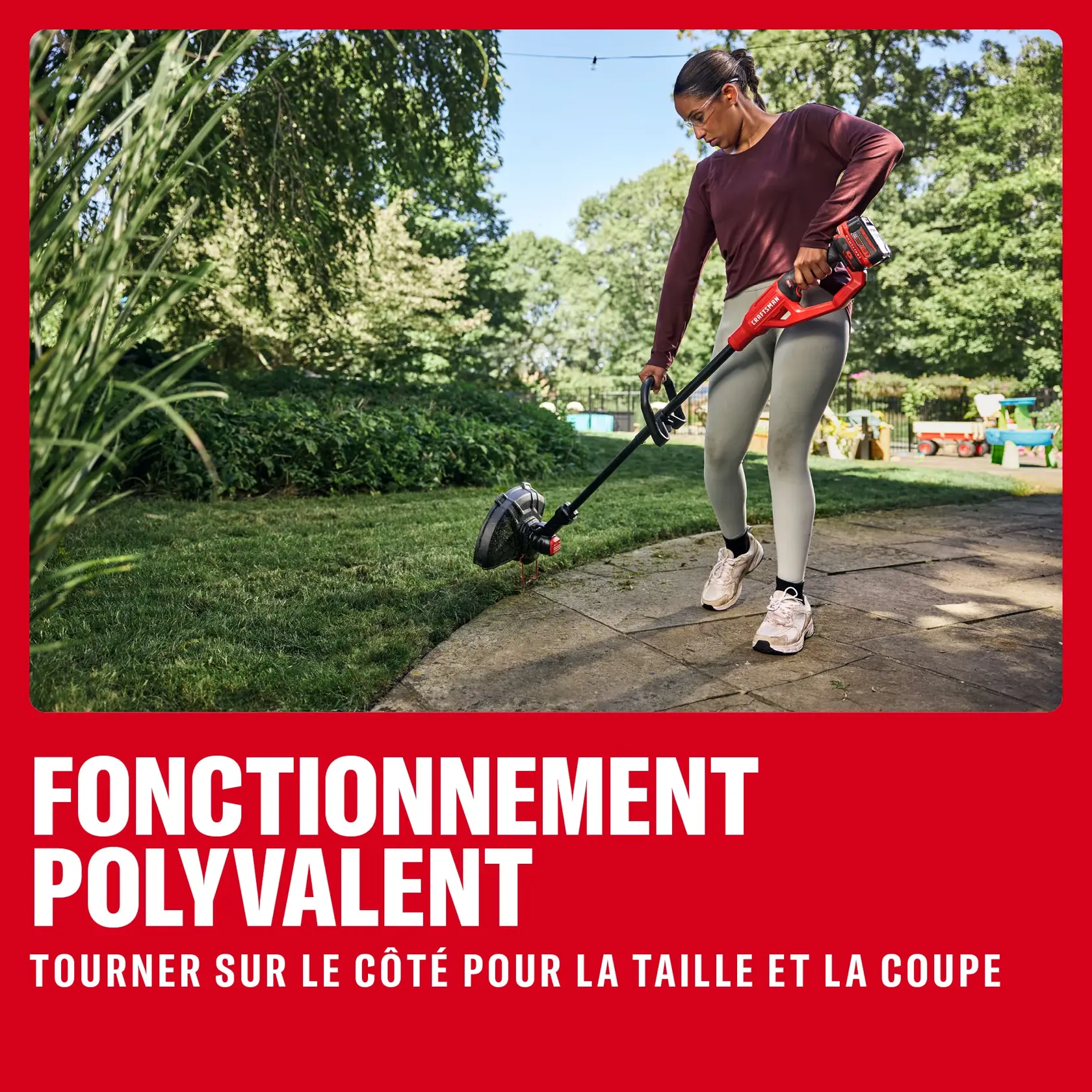 Ensemble de taille-bordures V20* avec batterie 4 Ah et chargeur