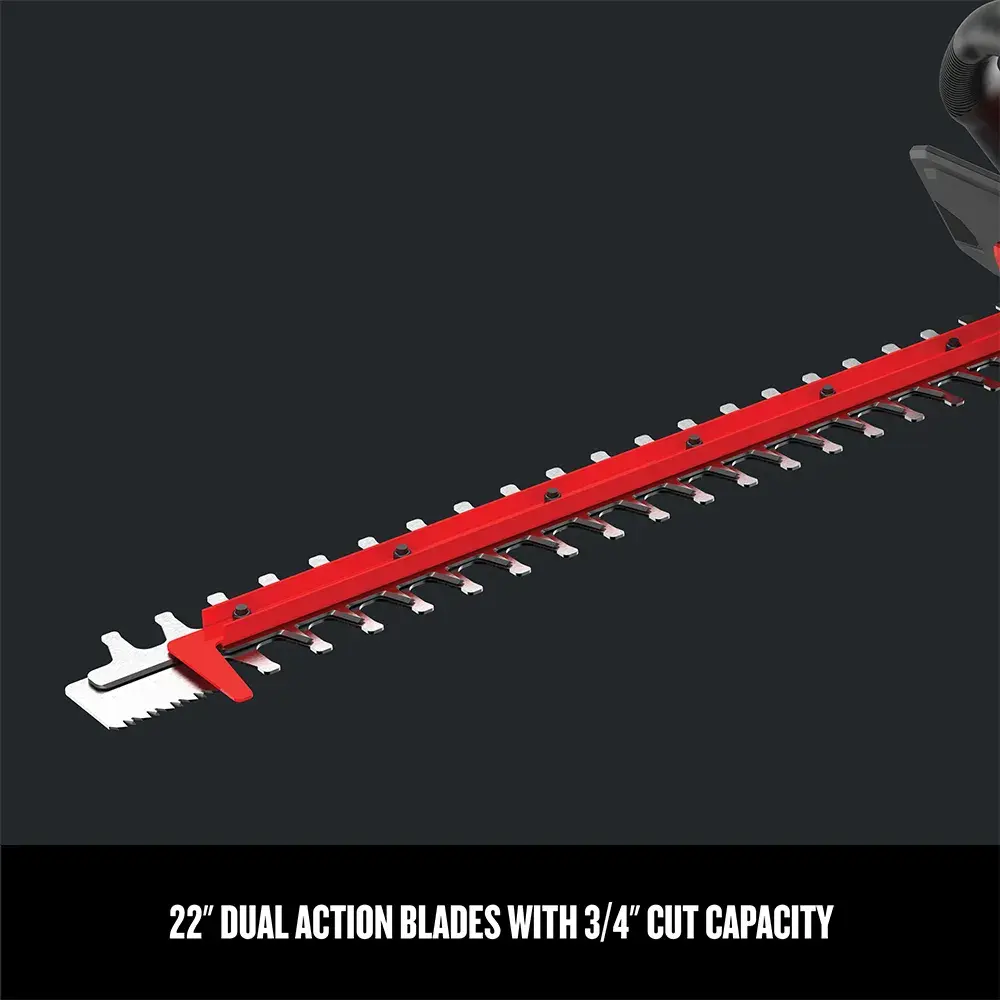 Graphic of CRAFTSMAN Hedge Trimmers highlighting product features