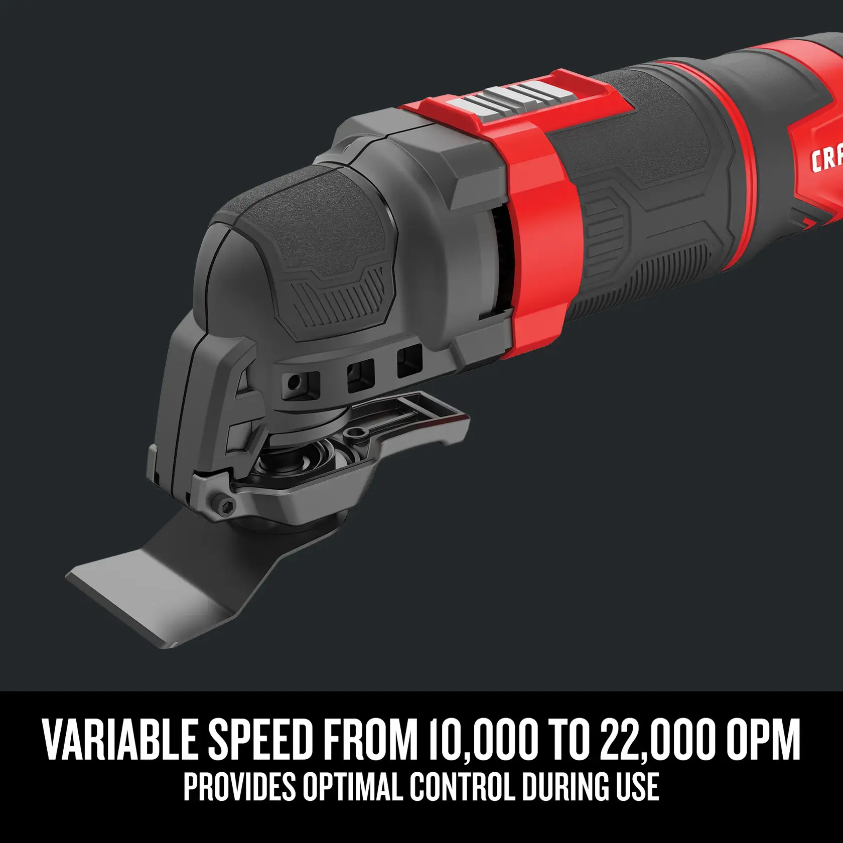 Graphic of CRAFTSMAN Oscillating Multi-Tools highlighting product features