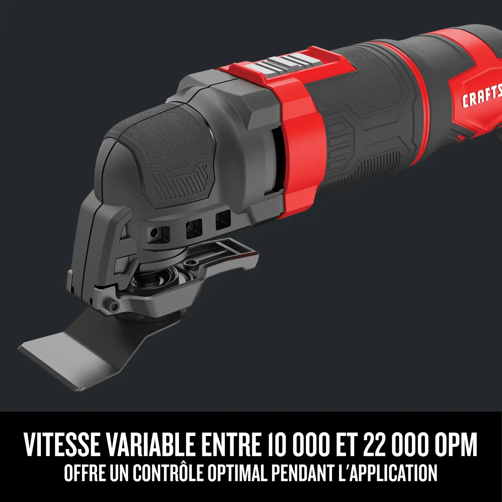 Outil rotatif multifonctions CRAFTSMAN - vitesse variable entre 10 000 et 22 000 OPM