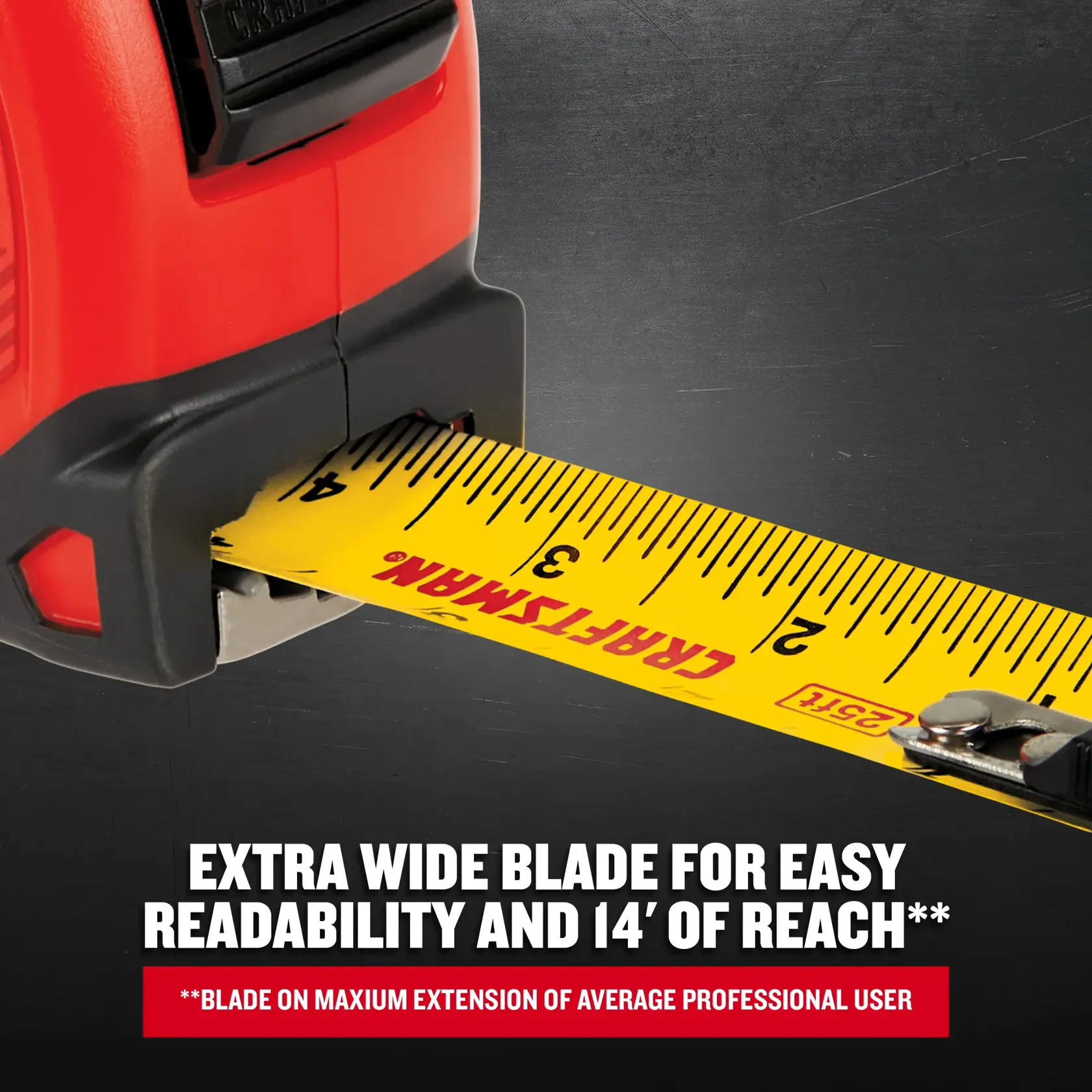 Graphic of CRAFTSMAN Measuring: Short Tapes highlighting product features