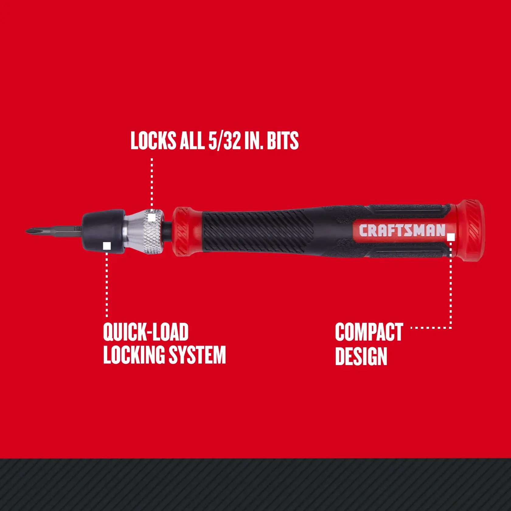 Graphic of CRAFTSMAN Screwdrivers: Multi Bits highlighting product features