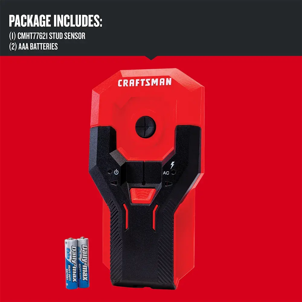 Graphic of CRAFTSMAN Measuring: Stud Finders highlighting product features