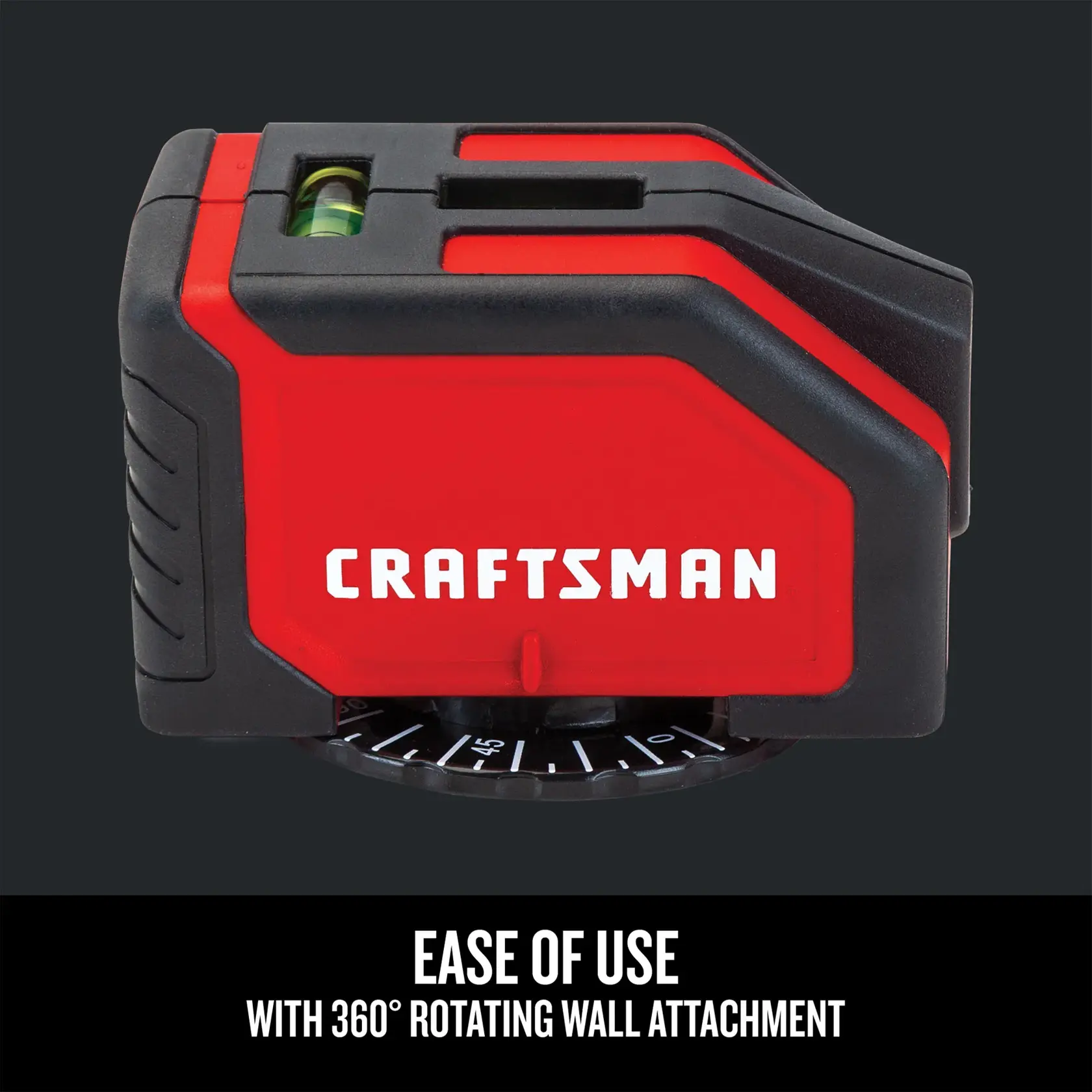 Graphic of CRAFTSMAN Measuring: Laser Level highlighting product features