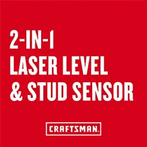 Graphic of CRAFTSMAN Measuring: Laser Level highlighting product features