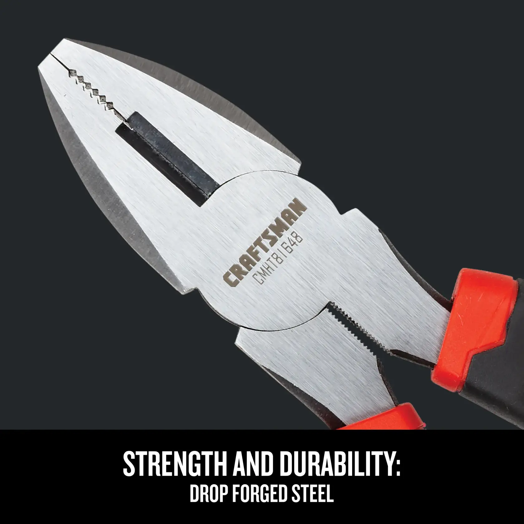 Graphic of CRAFTSMAN Pliers: Lineman highlighting product features