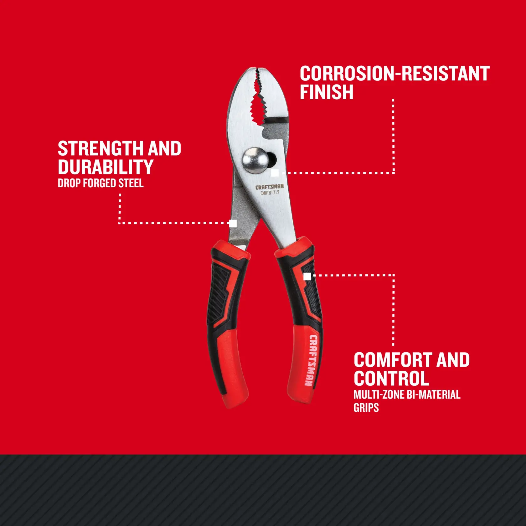 CRAFTSMAN CMHT81712 6-In. Slip Joint Pliers Walkaround