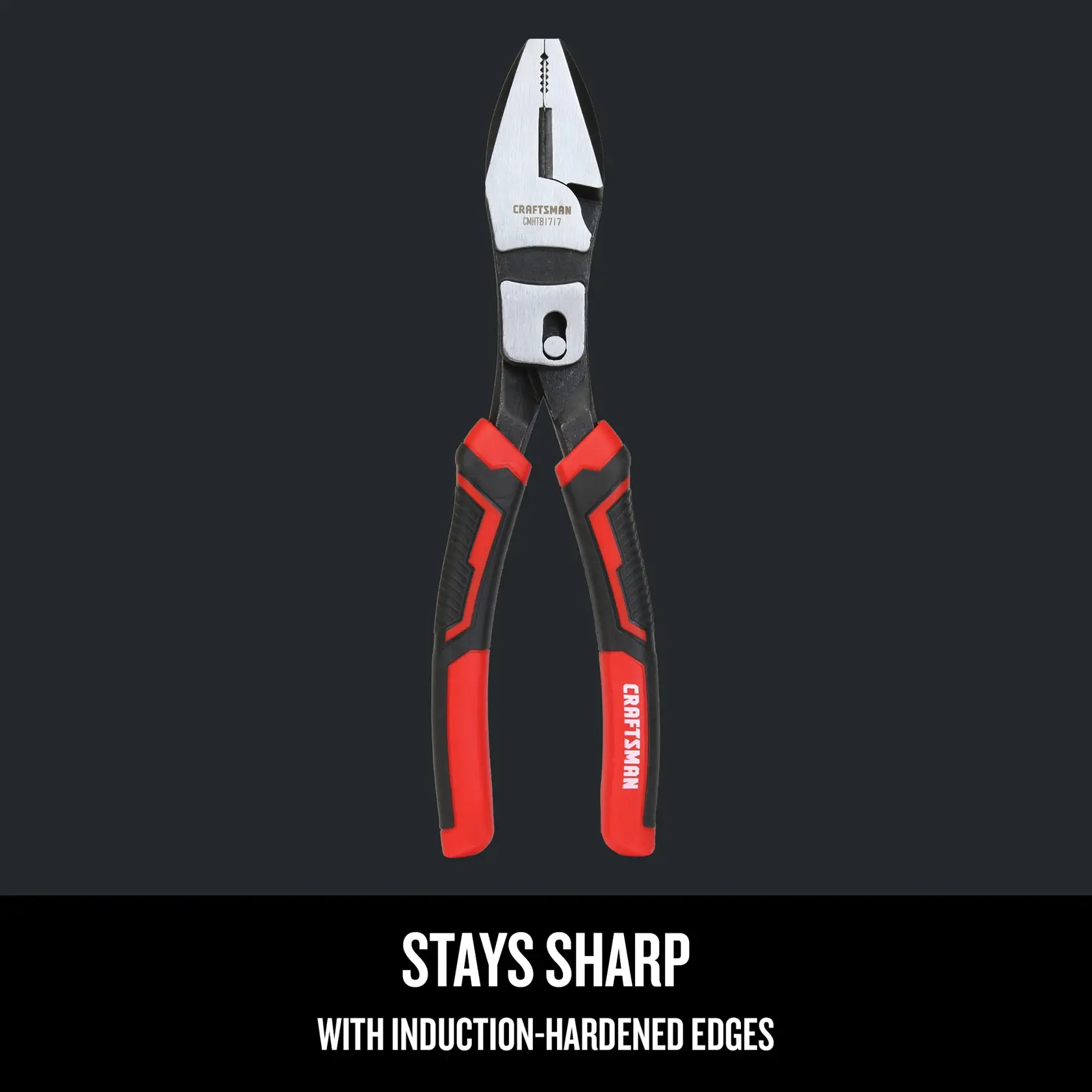 Graphic of CRAFTSMAN Pliers: Lineman highlighting product features