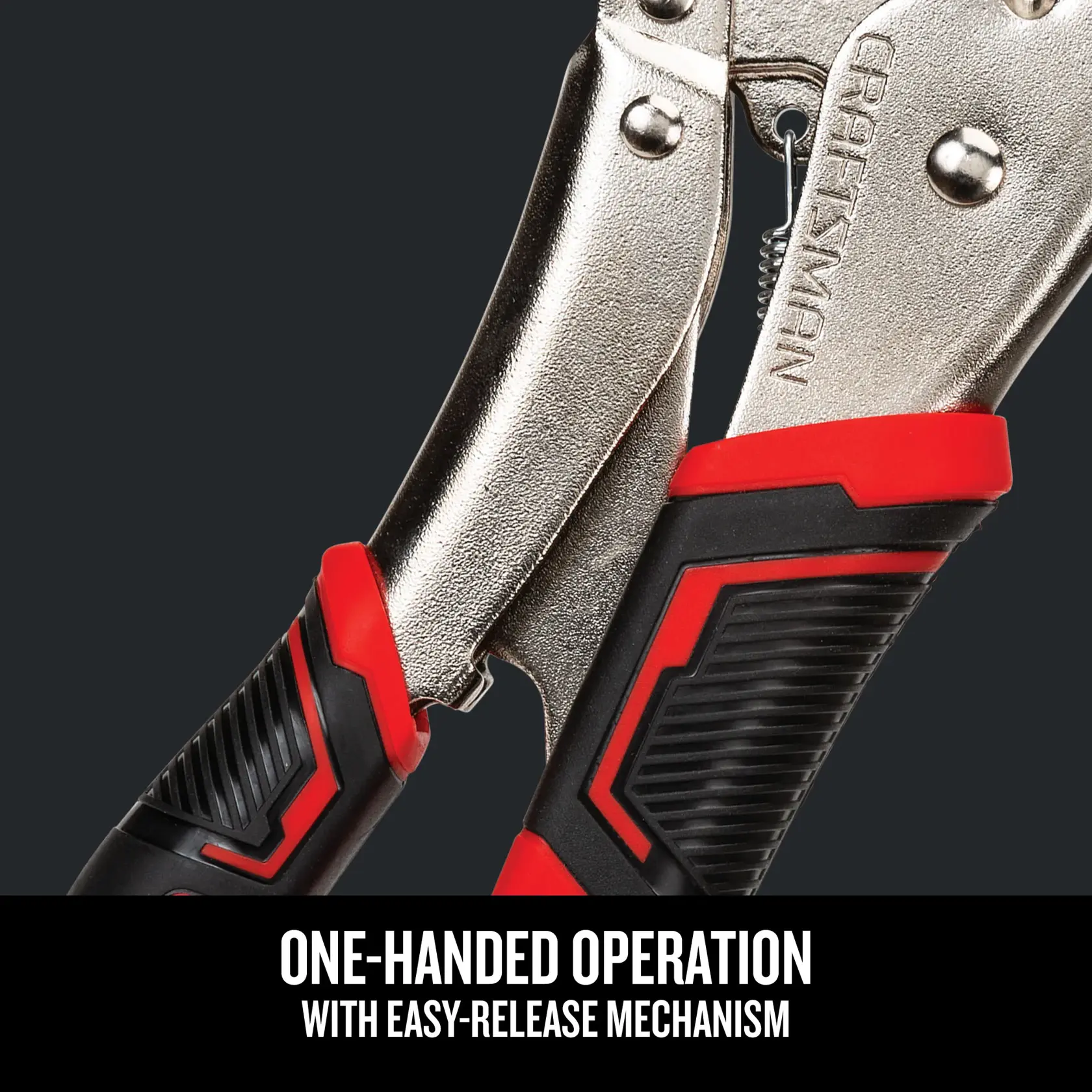Graphic of CRAFTSMAN Pliers: Locking Set highlighting product features