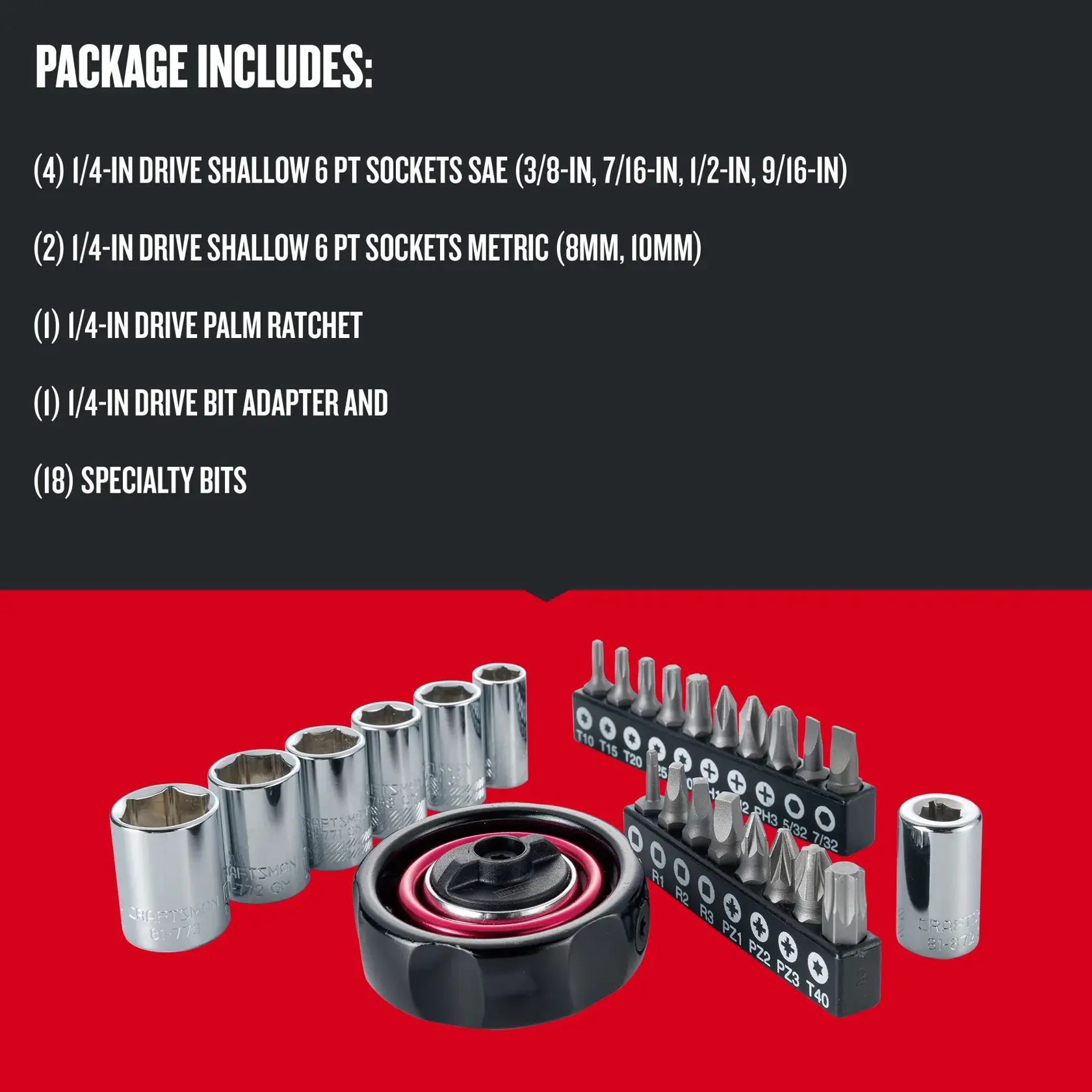 Graphic of CRAFTSMAN Sockets: 6-Point highlighting product features