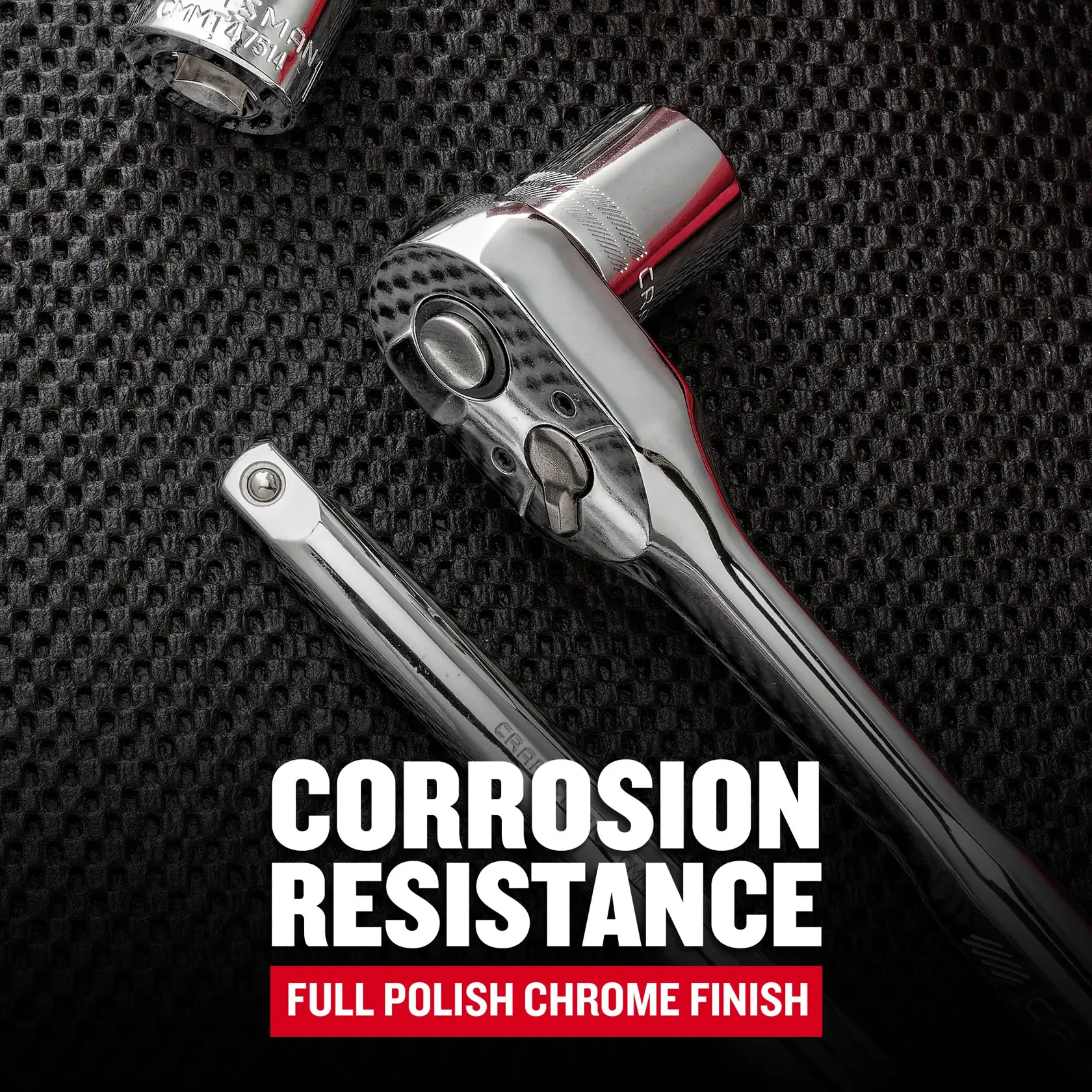 Graphic of CRAFTSMAN Mechanics Tool Set highlighting product features