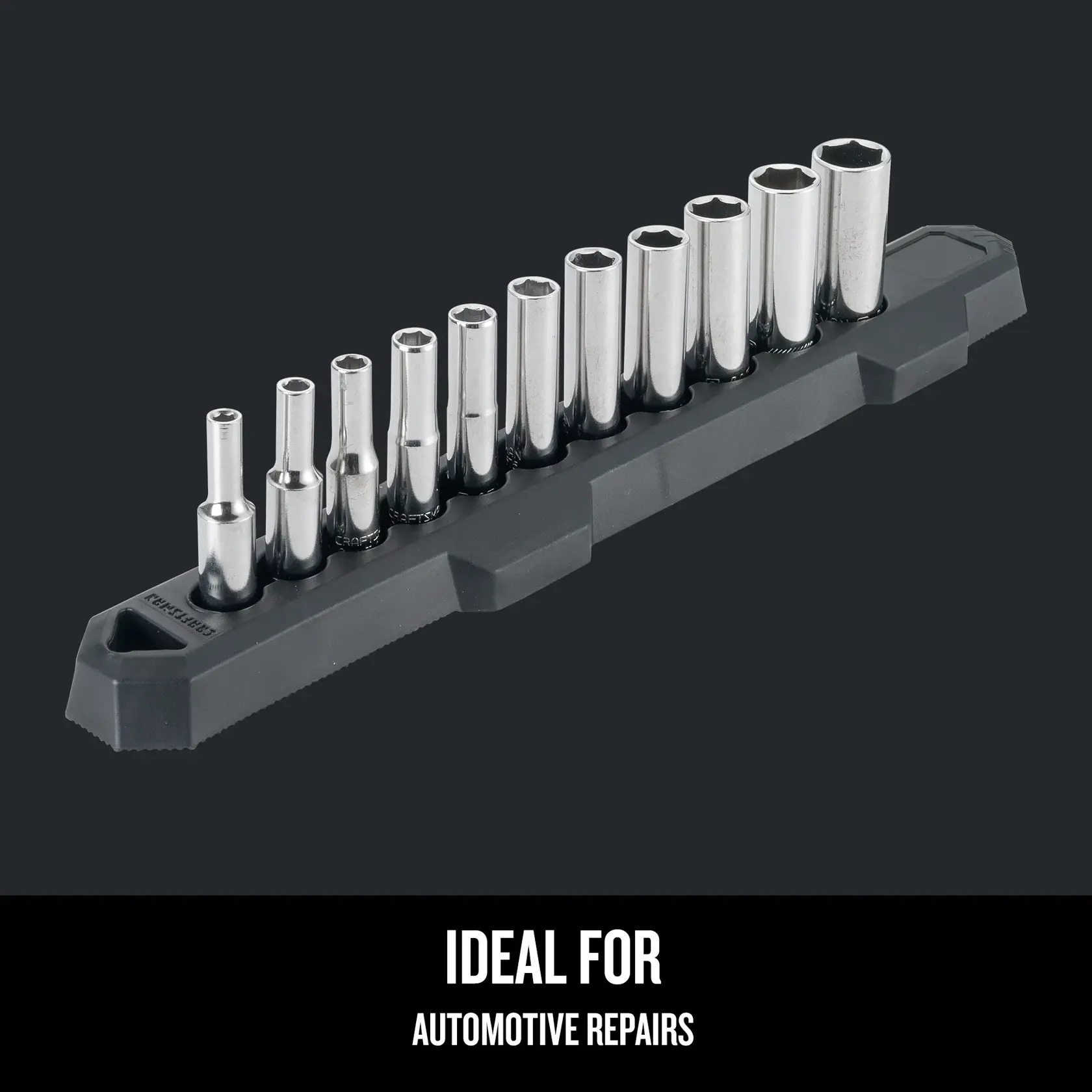 Graphic of CRAFTSMAN Sockets: 6-Point highlighting product features