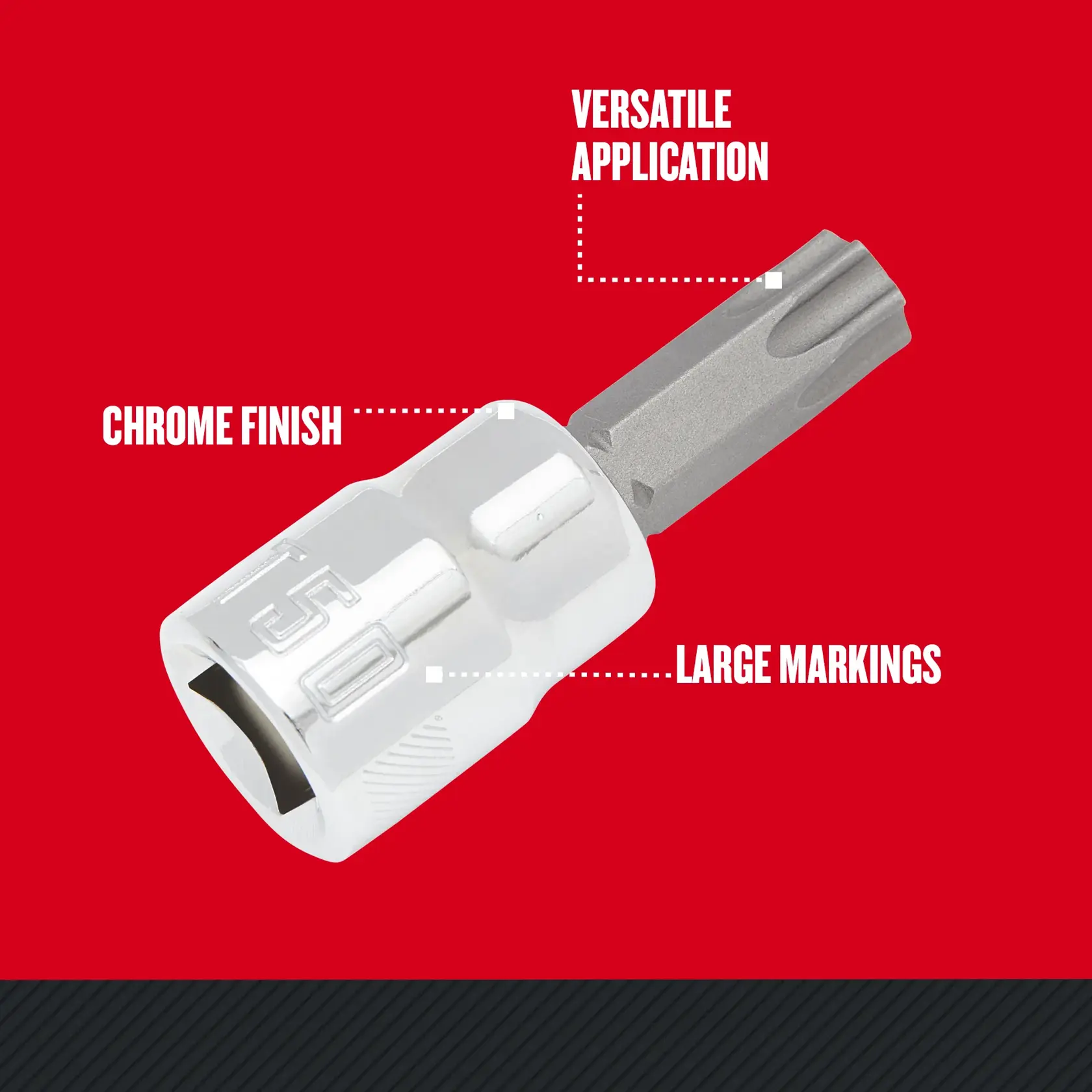 Graphic of CRAFTSMAN Sockets: Torx highlighting product features