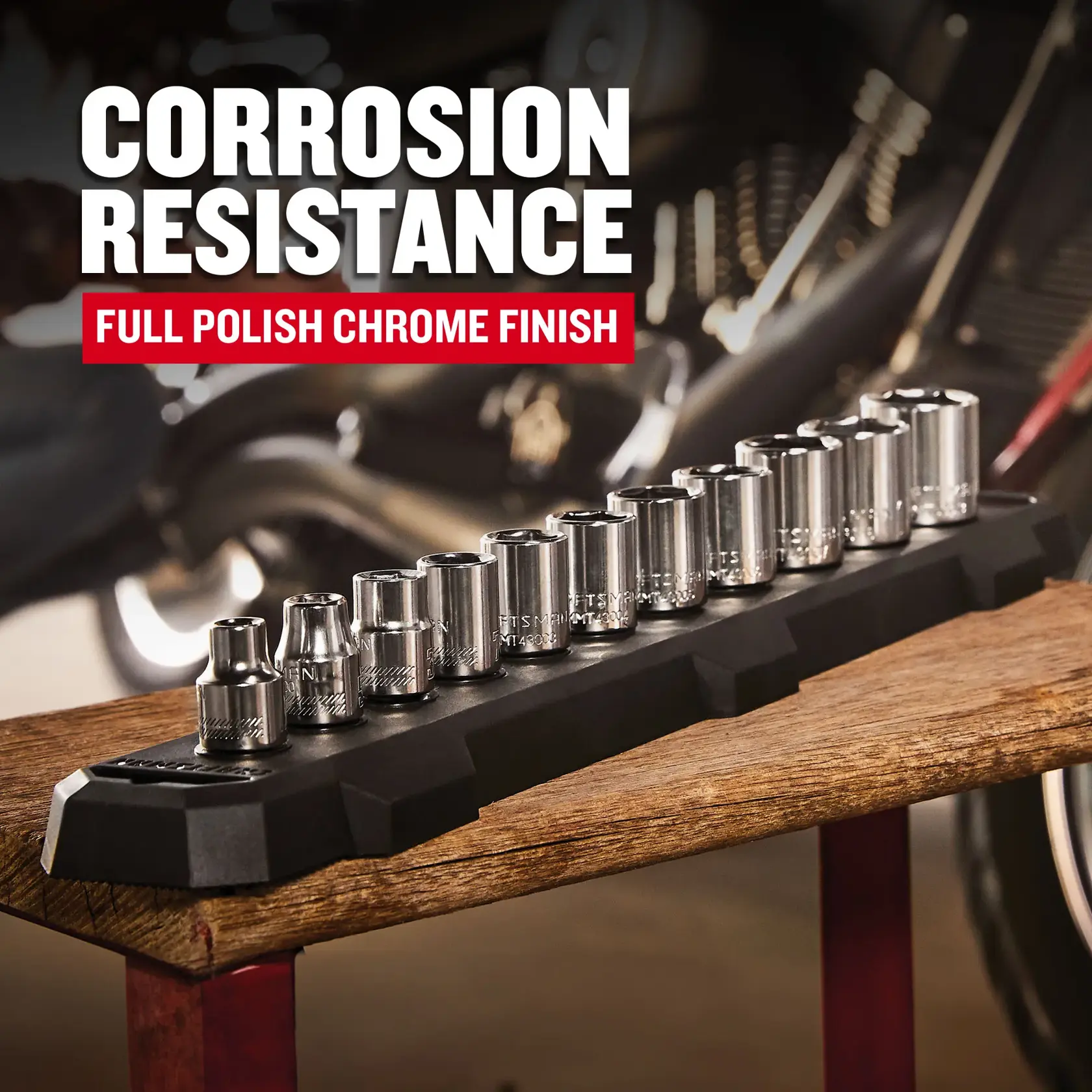 Craftsman CMMT43508 1/4 in. Drive 10 mm 6 Point Shallow Socket F+B