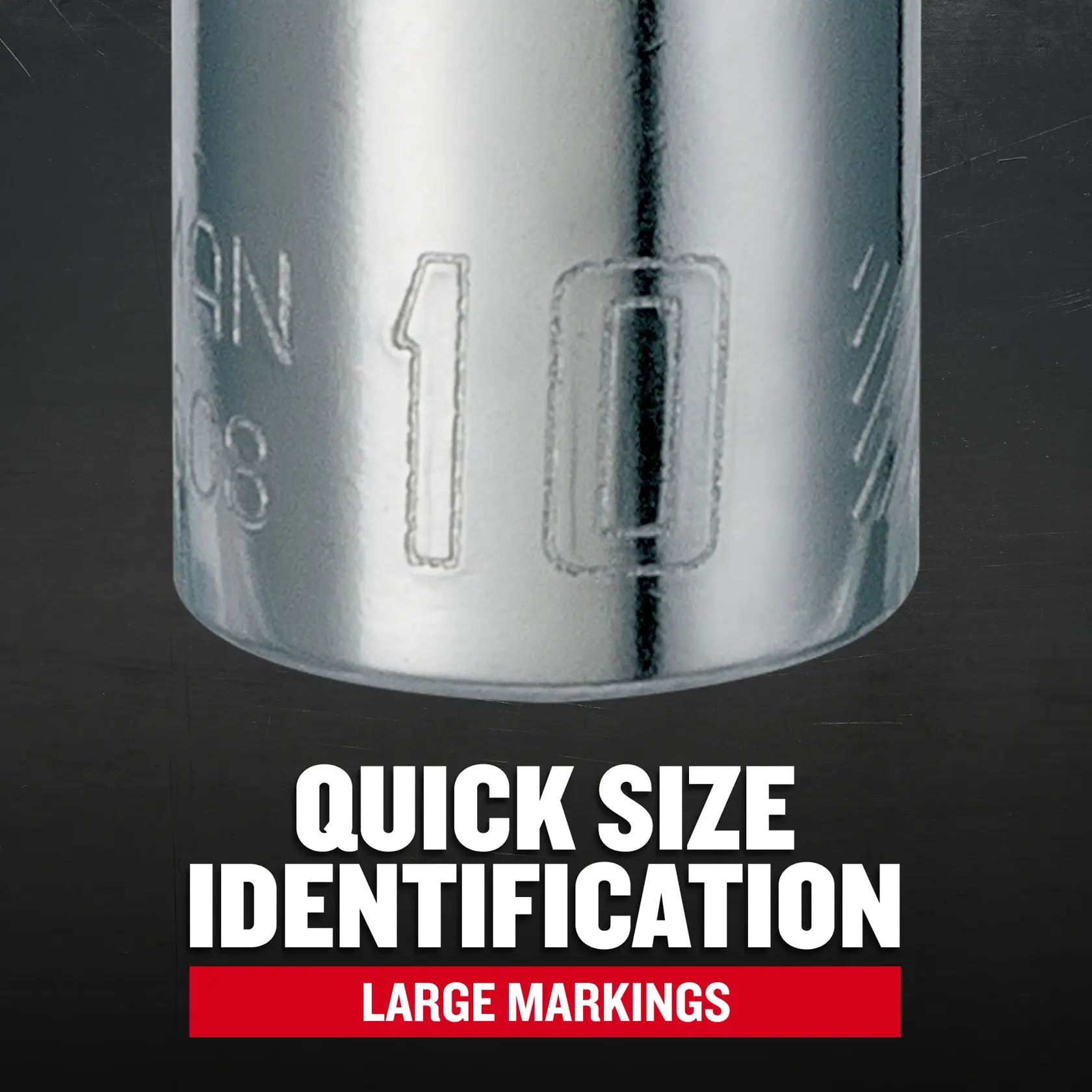 Craftsman CMMT43508 1/4 in. Drive 10 mm 6 Point Shallow Socket F+B