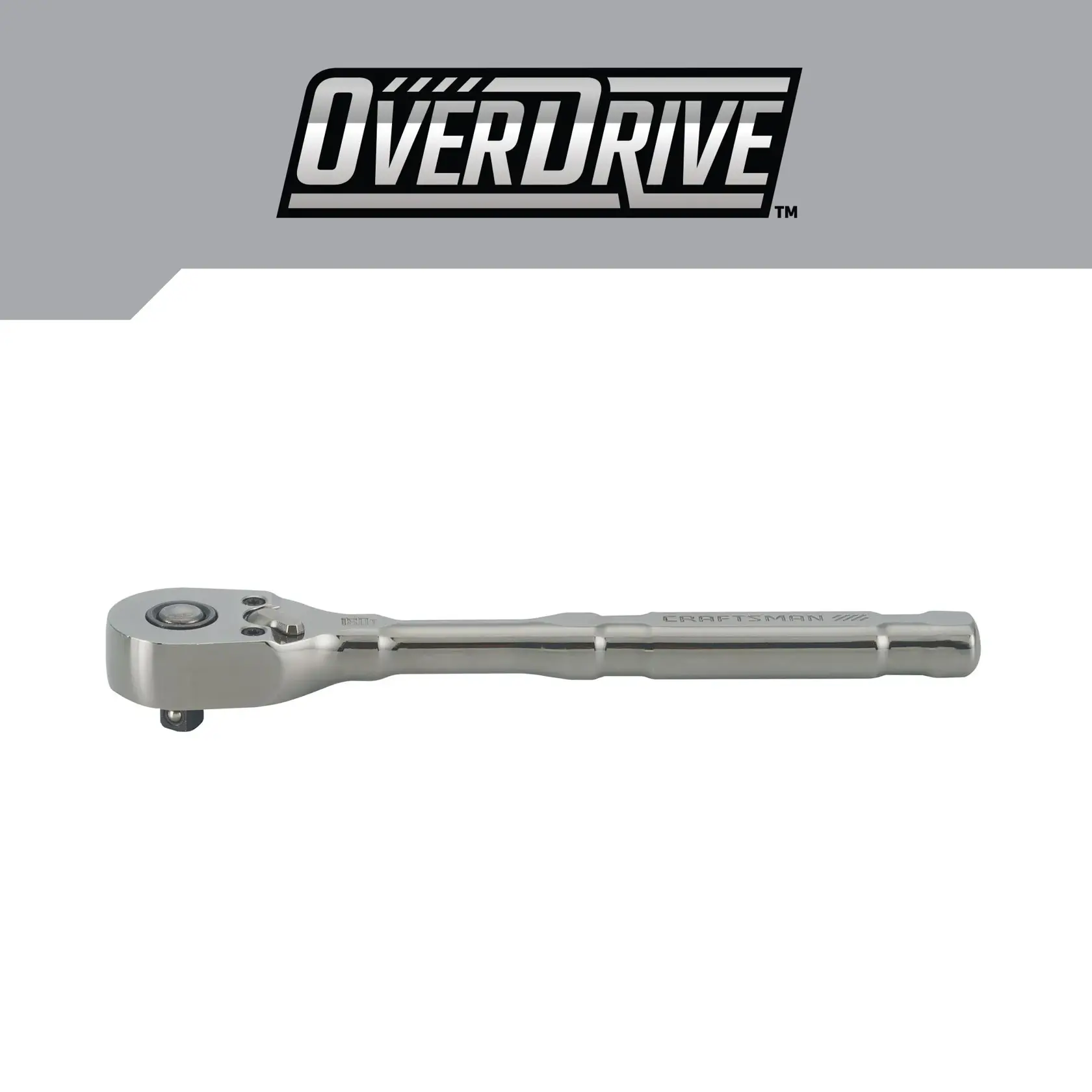 CRAFTSMAN OVERDRIVE 1/4 INCH DRIVE RATCHET on white background