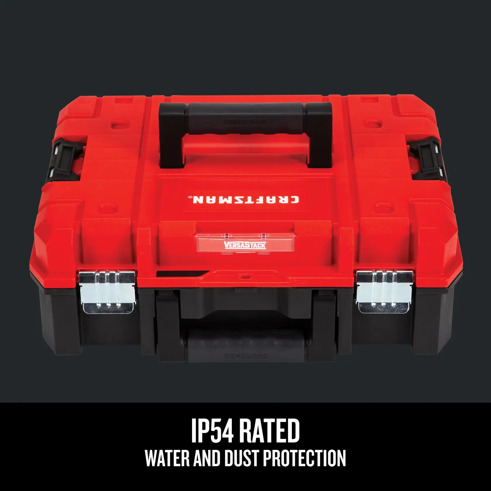 Graphic of CRAFTSMAN Storage: Versastack highlighting product features