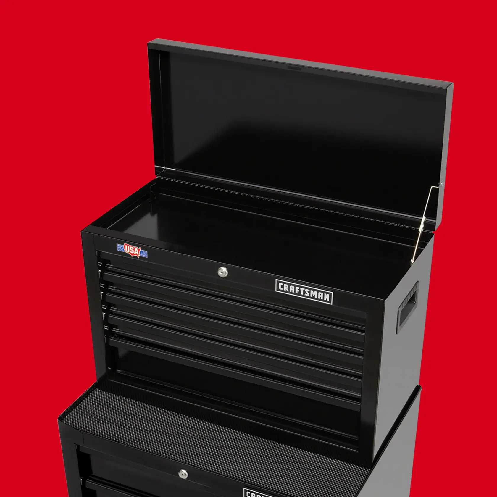 Graphic of CRAFTSMAN Storage: Cabinets & Chests Rolling highlighting product features