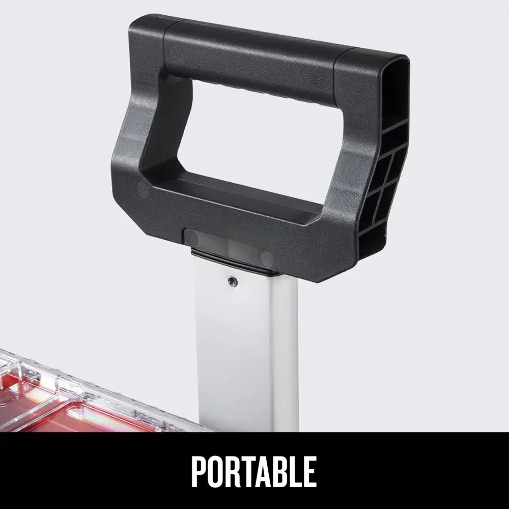 Graphic of CRAFTSMAN Storage: Versastack highlighting product features