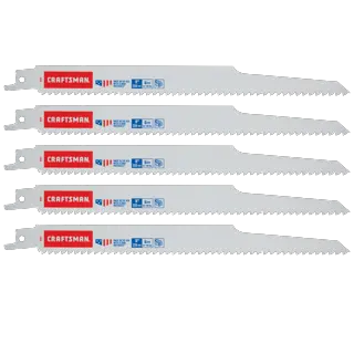 View of CRAFTSMAN Blades: Reciprocating Saw on white background
