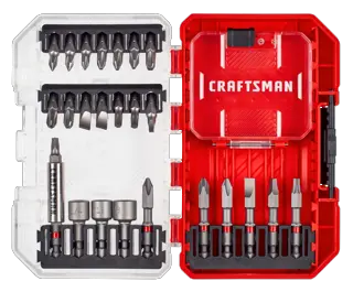 View of CRAFTSMAN Drill Bits: Set on white background