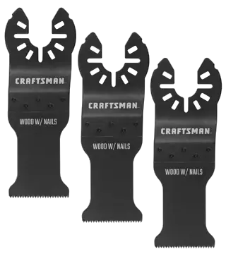 View of CRAFTSMAN Blades: Oscillating Tools on white background