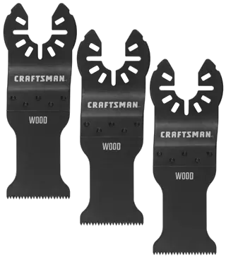 View of CRAFTSMAN Blades: Oscillating Tools on white background