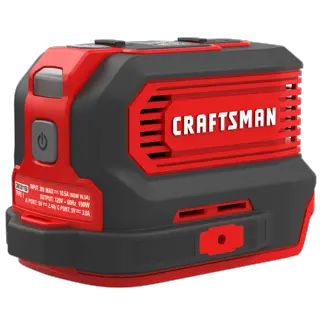 View of CRAFTSMAN Batteries & Chargers on white background