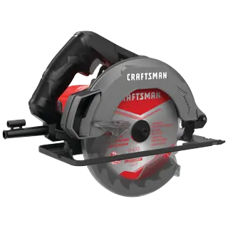 View of CRAFTSMAN Circular Saws on white background