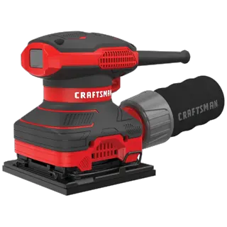 View of CRAFTSMAN Sander on white background