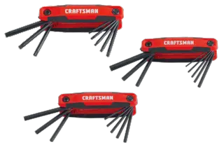 View of CRAFTSMAN Screwdrivers: Hex Keys on white background